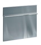 Crédence fond de hotte en verre teinté inox L900 x H500 épaisseur