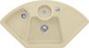 Evier en inox Luisina Eviers D'angle EV6708 02 i5 finition luisiceram couleur sable 1075x600 avec 2.5 cuves vidage manuel