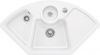 Evier en inox Luisina Eviers D'angle EV6708 02 S3 finition luisiceram couleur edelweiss 1075x600 avec 2.5 cuves vidage manuel