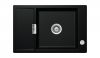Evier en inox Luisina Forte EV1901P 119 finition luisidiam couleur magma 780x440 avec 1 cuve vidage automatique égouttoir réversible