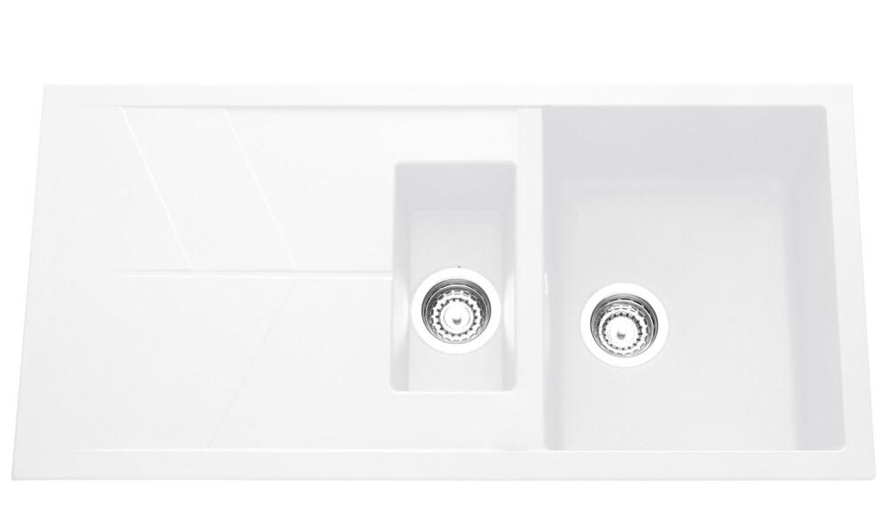 Evier Luisina Electro Granit Luisigranit Alpina Blanc 500x1000 EV8011MN2116 EV8011MN2116