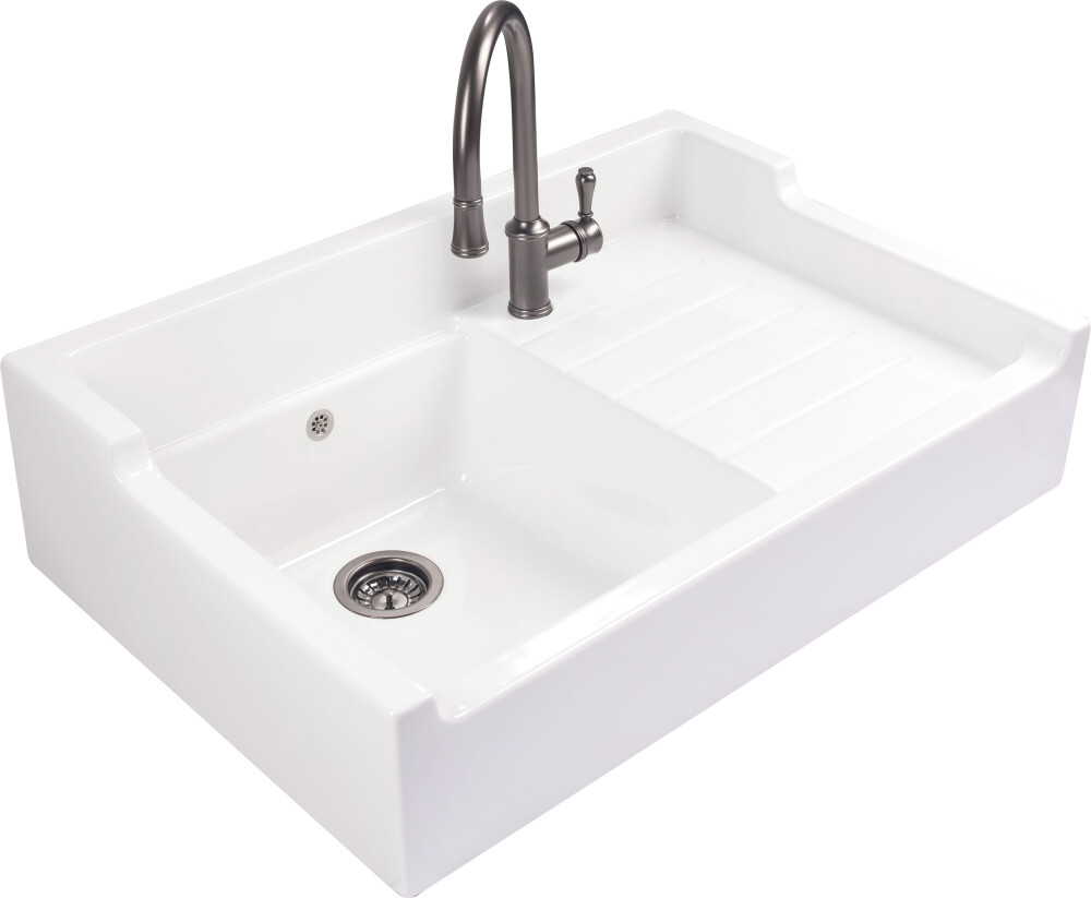 Evier Luisina Chambord Céramique Luisiceram Blanc Blanc 610x900 EV659006 EV659006