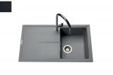 Evier Luisina Diva Granit Luisigranit Full Black Noir 500x860 EV9001219