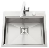 Evier Luisina Glamour Inox Luisinox Inox lisse Inox lisse 500x570 EV61IL2