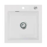 Evier Luisina Succès Céramique Luisiceram Blanc brillant Blanc 510x510 EV5001216