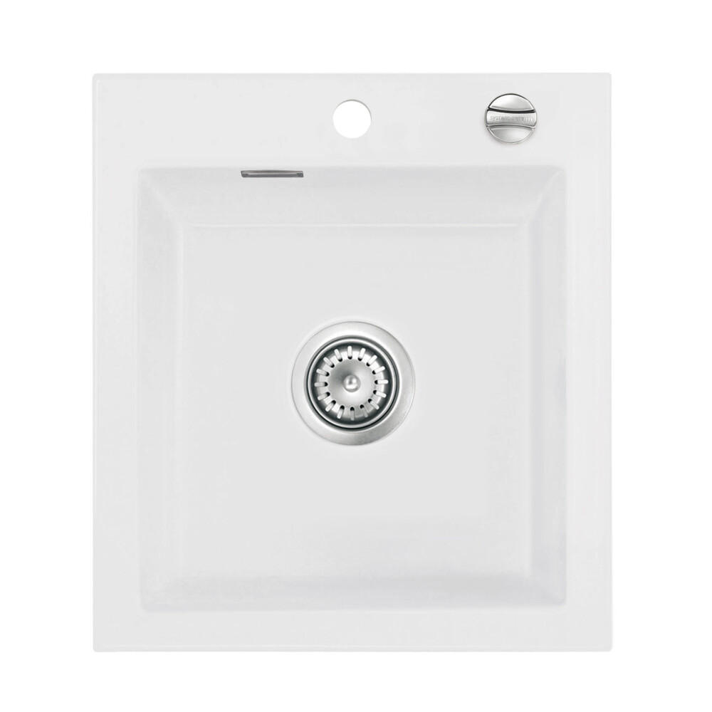 Evier Luisina Succès Céramique Luisiceram Blanc brillant Blanc 510x460 EV5056216 EV5056216