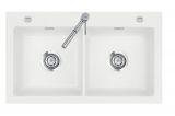 Evier Luisina Succès Céramique Luisiceram Blanc brillant Blanc 510x865 EV5062216