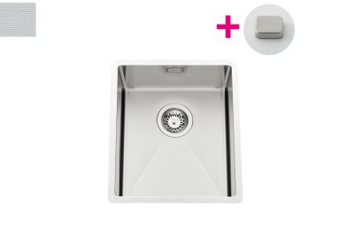 Evier Luisina Vibrato Inox Luisinox Inox nid d'abeille Inox nid d'abeille 450x390 EV52AFIND3