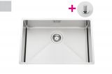 Evier Luisina Vibrato Inox Luisinox Inox nid d&#039;abeille Inox nid d&#039;abeille 450x670 EV55AFIND7