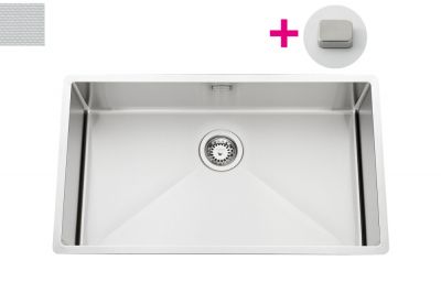 Evier Luisina Vibrato Inox Luisinox Inox nid d'abeille Inox nid d'abeille 450x770 EV56AFIND3