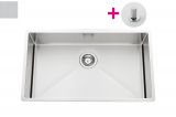 Evier Luisina Vibrato Inox Luisinox Inox nid d'abeille Inox nid d'abeille 450x770 EV56AFIND7