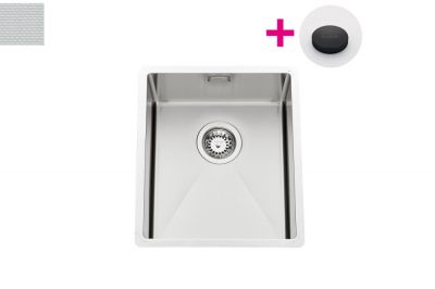 Evier Luisina Vibrato Inox Luisinox Inox nid d'abeille Inox nid d'abeille 450x390 EVSP52IND13