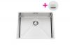 Evier Luisina Vibrato Inox Luisinox Inox lisse Inox lisse 450x570 EVSP54IL10