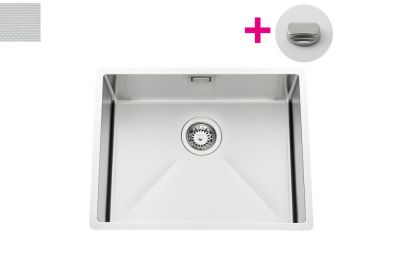 Evier Luisina Vibrato Inox Luisinox Inox nid d'abeille Inox nid d'abeille 440x540 EVSP57IND5