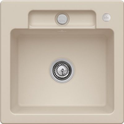 Evier Luisina Siluet-s Céramique Luisiceram Almond Taupe 510x510 EV334502AM