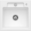 Evier Luisina Siluet-s Céramique Luisiceram Stone white Blanc 510x510 EV334502RW