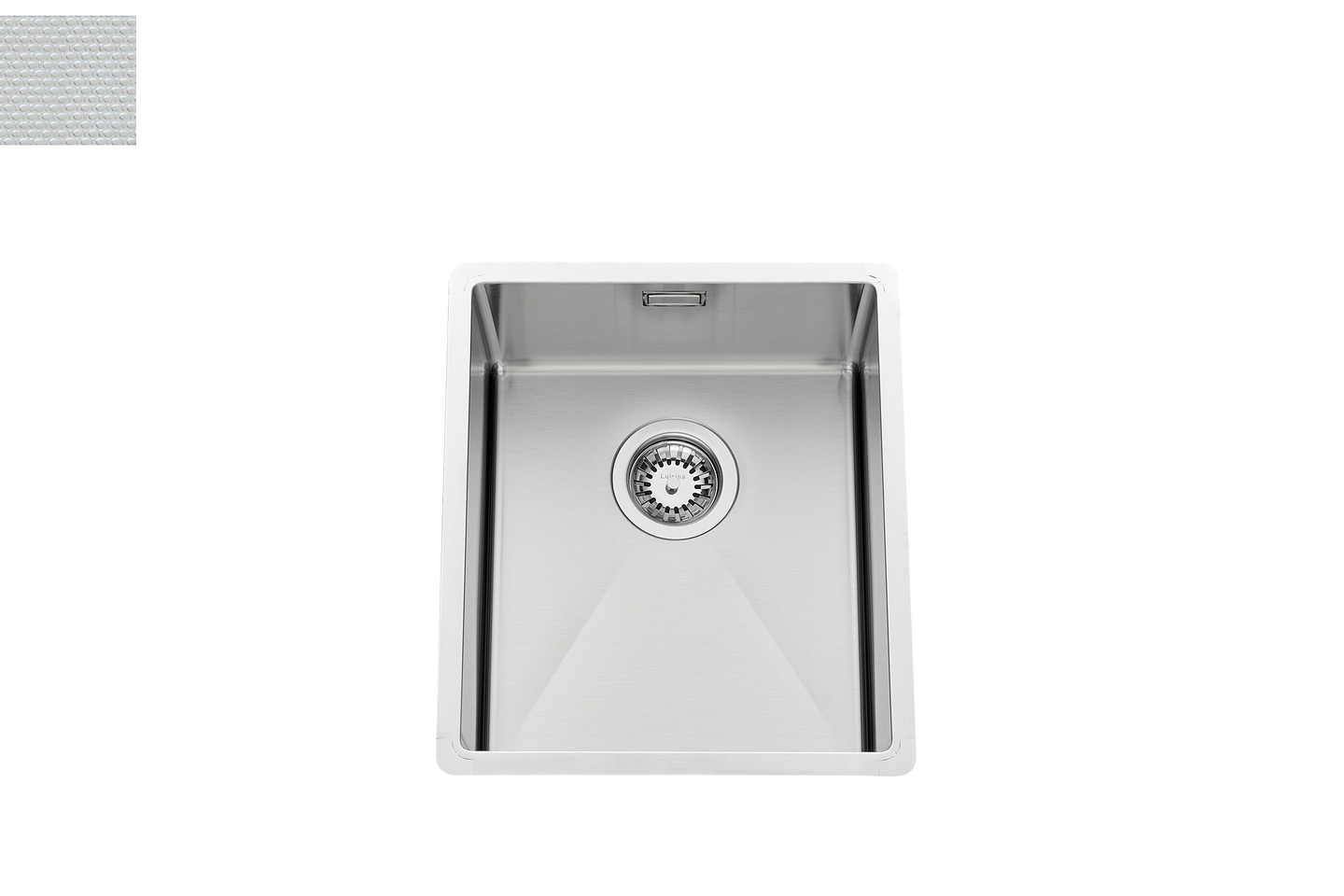 Evier Luisina Vibrato Inox Luisinox Inox nid d'abeille Inox nid d'abeille 450x390 EVSP52IND1 EVSP52IND1