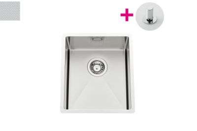 Evier Luisina Vibrato Inox Luisinox Inox nid d'abeille Inox nid d'abeille 450x390 EVSP52IND6