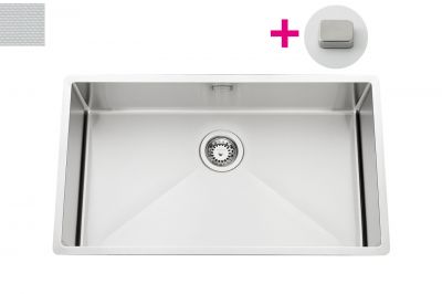 Evier Luisina Vibrato Inox Luisinox Inox nid d'abeille Inox nid d'abeille 450x770 EVSP56IND3