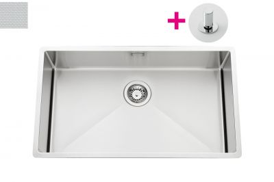 Evier Luisina Vibrato Inox Luisinox Inox nid d'abeille Inox nid d'abeille 450x770 EVSP56IND6