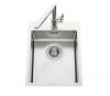 Evier Luisina Vibrato Inox Luisinox Inox nid d'abeille Inox nid d'abeille 500x390 EV52IND1