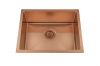 Evier Luisina Trio Inox Luisinox Inox PVD Cuivre Inox PVD Cuivre 450x550 EVSP0001042