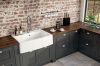 Evier en granit Luisina Esprit Chambord EV9530006 finition luisigranit couleur blanc 898x661 avec 1 cuve vidage automatique
