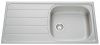 Evier en inox Luisina Rock EV45011 IMS finition luisinox couleur inox mini-structure 1000x500 avec 1 cuve vidage automatique égouttoir réversible