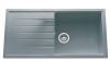 Evier en granit Luisina Samba EV40011VM 022 finition luisigranit couleur croma 1000x500 avec 1 cuve vidage automatique égouttoir réversible