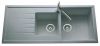 Evier en granit Luisina Samba EV421VM 022 finition luisigranit couleur croma 1160x500 avec 2 cuves vidage automatique égouttoir réversible