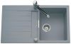  Evier en inox Luisina Scala EV22401LC 022 finition luisigranit couleur croma 860x500 avec 1 cuve vidage manuel égouttoir réversible