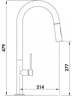 Plan Mitigeur en laiton Luisina Mitigeur Multi-jets + Douchette RC602P/DO 015 couleur finition chromée