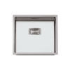 Evier en inox Rodi Box Lux Box Lux 45 BRE finition satiné couleur inox 450x400 avec 1 cuve vidage manuel