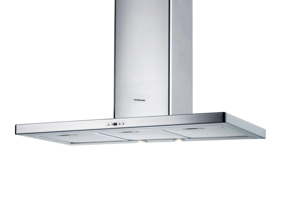 Vue 1 Hotte en non précisé Silverline Opale H10290 015 couleur inox