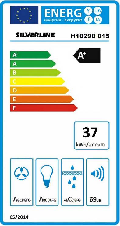 Vue 2 Hotte en non précisé Silverline Opale H10290 015 couleur inox