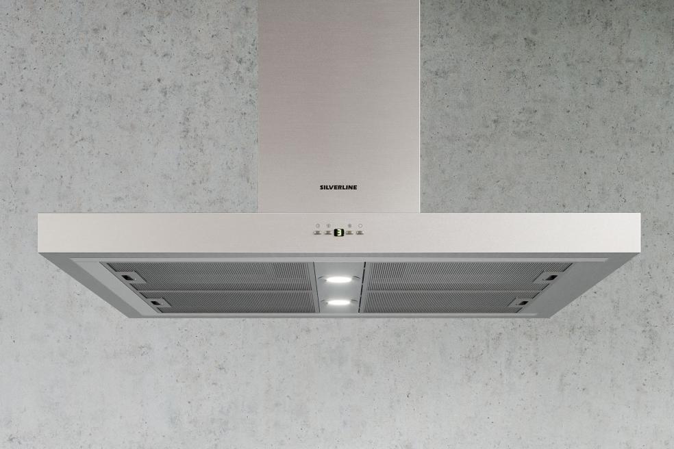 Vue 2 Hotte en non précisé Silverline Tallia H60390 015 couleur inox