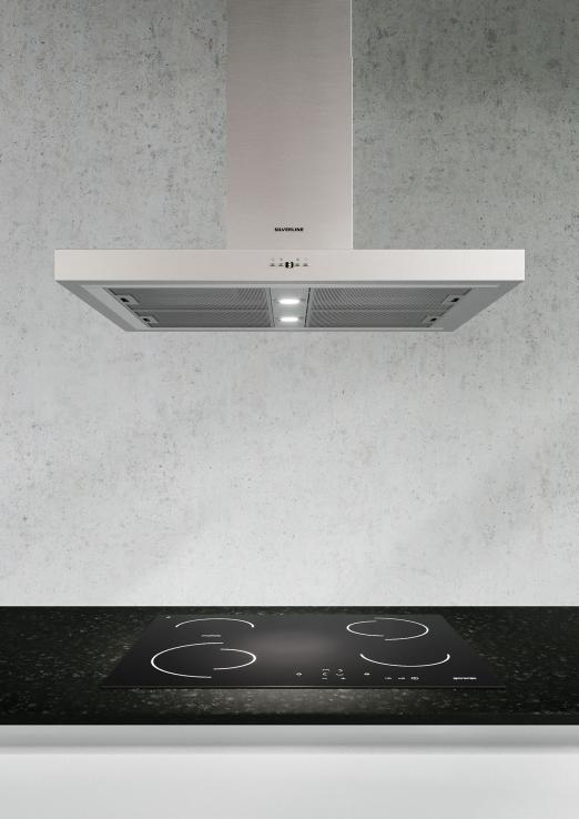 Vue 3 Hotte en non précisé Silverline Tallia H60390 015 couleur inox