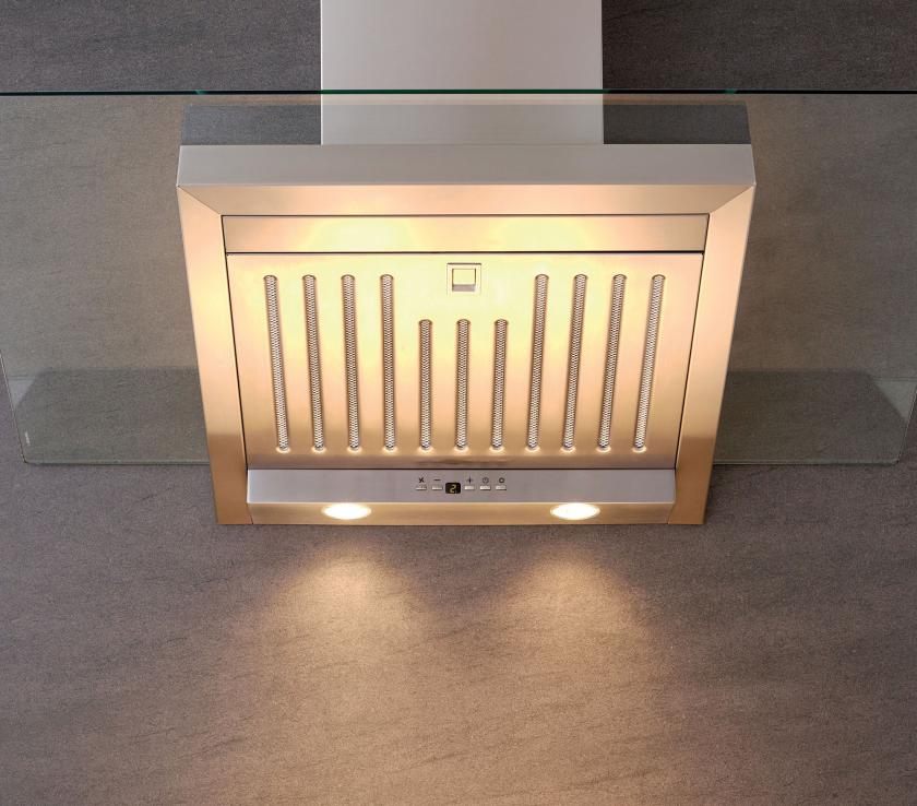 Vue 3 Hotte en non précisé Silverline Atika H20690 015 couleur inox