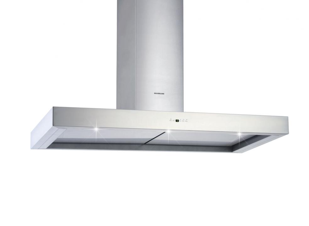 Vue 2 Hotte en non précisé Silverline Xeny H103120 015 couleur inox