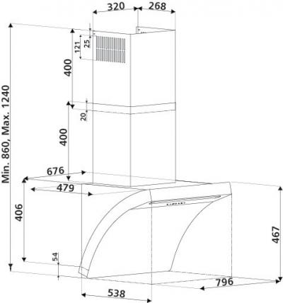 Plan Hotte en non précisé Silverline Haki H21680 009