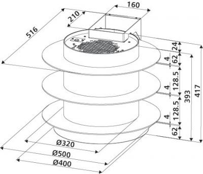 Plan Hotte en non précisé Silverline Bill H75050 015