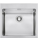  Evier en inox Smeg Mira VQR50RS couleur inox avec 1 cuve