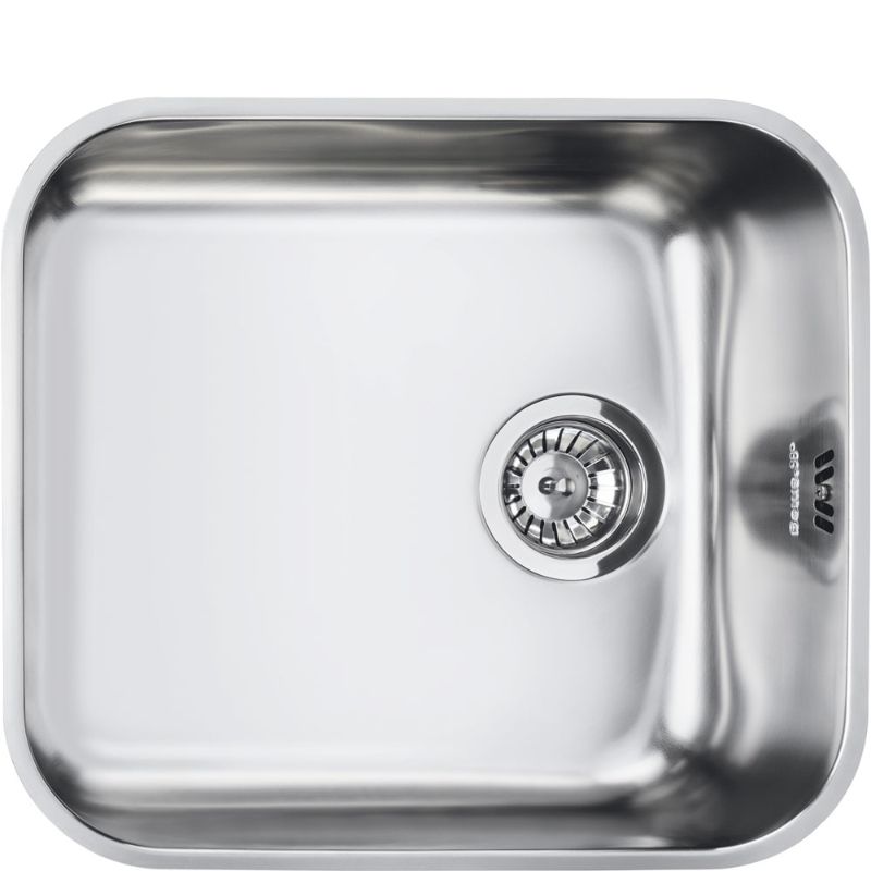  Evier en inox Smeg Alba UM45 couleur inox avec 1 cuve UM45