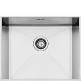  Evier en inox Smeg Quadra VSTQ50-2 couleur inox avec 1 cuve