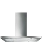  Hotte en inox Smeg îlot Central KI120XE couleur inox