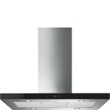  Hotte en inox Smeg îlot Central KI905NXE2 couleur inox