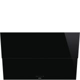 Hotte Smeg Hotte-décorative-murale-noir-900-mm-ksvv90nx KSVV90NX largeur 0x0 mm