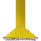 Hotte Smeg Hotte-décorative-murale-jaune-900-mm-kpf9yw KPF9YW largeur 0x0 mm