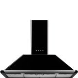 Hotte Smeg Hotte-décorative-murale-noir-1100-mm-kt110ble KT110BLE largeur 0x0 mm